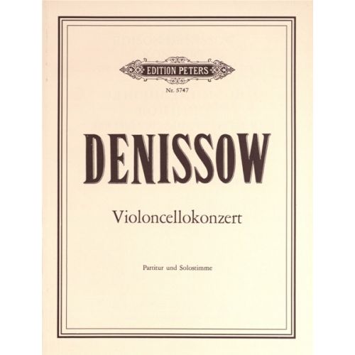DENISSOV EDISON - CELLO CONCERTO - SCORE
