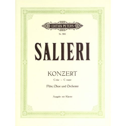 EDITION PETERS SALIERI G - CONCERTO - FLUTE AND OBOE