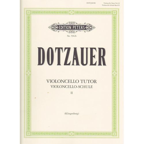 DOTZAUER - VIOLONCELLO TUTOR VOL.2 