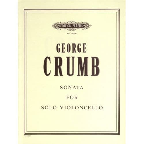 CRUMB GEORGE - SONATA - CELLO
