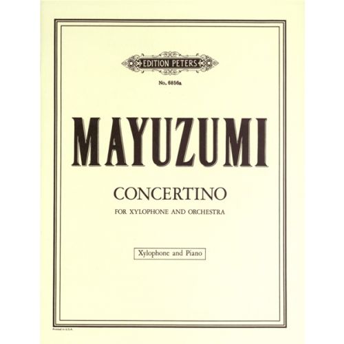  Mayuzumi Toshiro - Concertino For Xylophone And Orchestra. - Percussion