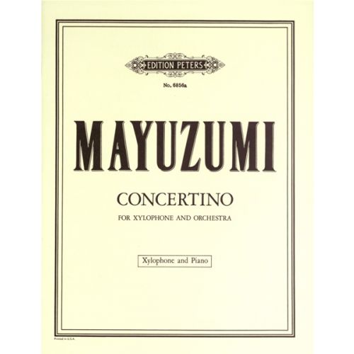 MAYUZUMI TOSHIRO - CONCERTINO FOR XYLOPHONE AND ORCHESTRA. - PERCUSSION