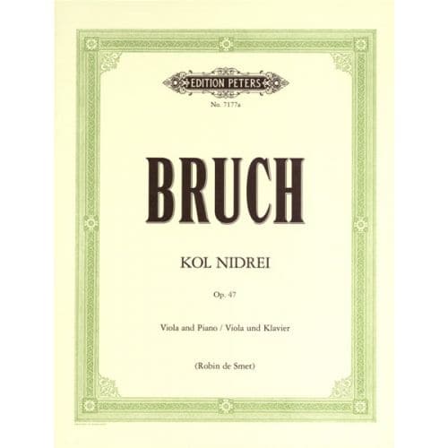 BRUCH MAX - KOL NIDREI OP.47 - VIOLA AND PIANO