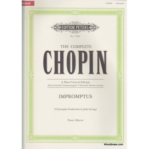 EDITION PETERS CHOPIN F. - IMPROMPTUS - PIANO