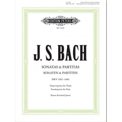 FABER MUSIC Bach J.S. - Sonates & Partitas BWV 1001-1006 - Alto