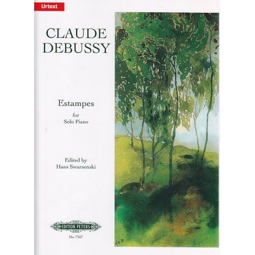 EDITION PETERS DEBUSSY C. - ESTAMPES - PIANO