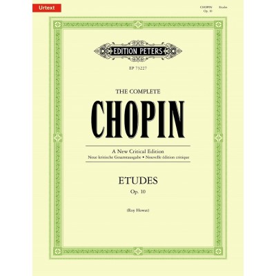 EDITION PETERS Chopin F. - Etudes Op. 10 Piano
