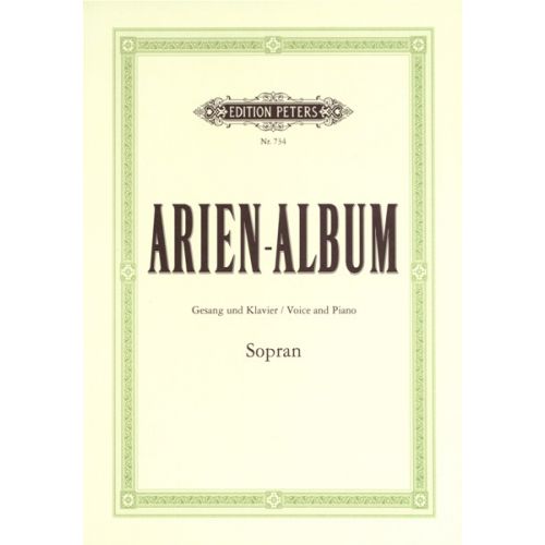 ARIA ALBUM FOR SOPRANO - VOICE AND PIANO (PER 10 MINIMUM)