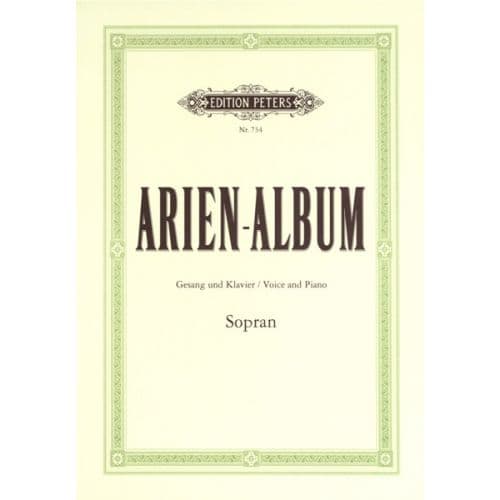 ARIA ALBUM FOR SOPRANO - VOICE AND PIANO (PER 10 MINIMUM)