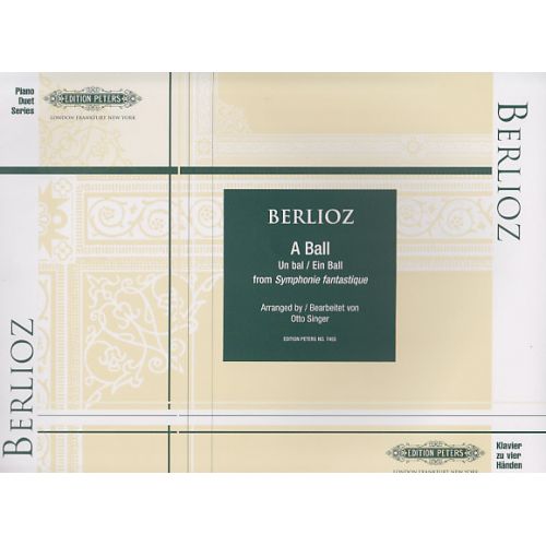 EDITION PETERS BERLIOZ H. - AT A BALL - PIANO 4 MAINS