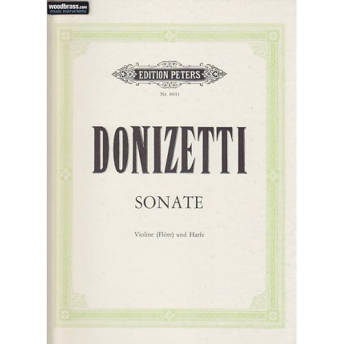 DONIZETTI GAETANO - SONATE - VIOLON (FLUTE) ET HARPE