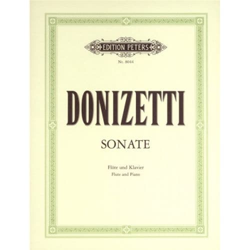 DONIZETTI GAETANO - FLUTE SONATA IN C