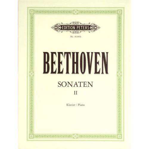 EDITION PETERS BEETHOVEN LUDWIG VAN - SONATAS VOL.2 - PIANO