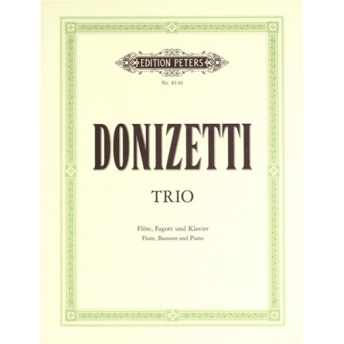 DONIZETTI GAETANO - TRIO IN F - FLUTE(S) AND OTHER INSTRUMENTS