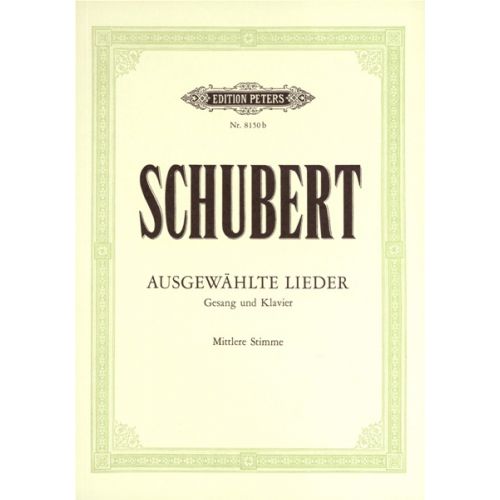 EDITION PETERS SCHUBERT FRANZ - 30 SONGS - VOICE AND PIANO (PAR 10 MINIMUM)