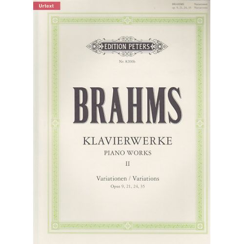 BRAHMS JOHANNES - KLAVIERWERKE VOL.2 (URTEXT) 