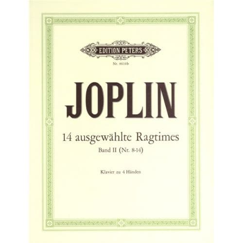 JOPLIN SCOTT - 14 SELECTED RAGTIMES VOL 2 - PIANO 4 HANDS