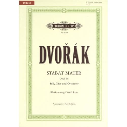 DVORAK ANTONIN LEOPOLD - STABAT MATER OP.58