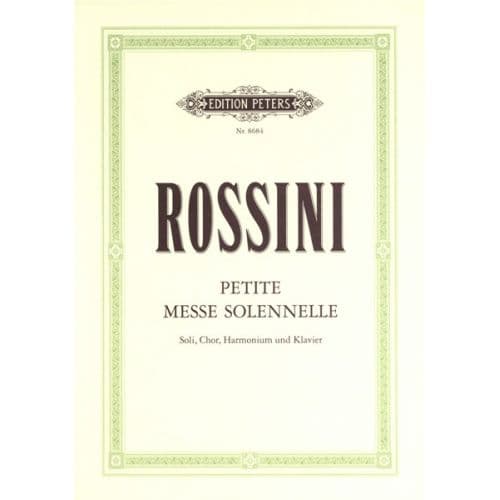 ROSSINI GIOACCHINO - PETITE MESSE SOLENNELLE - MIXED CHOIR (PER 10 MINIMUM)