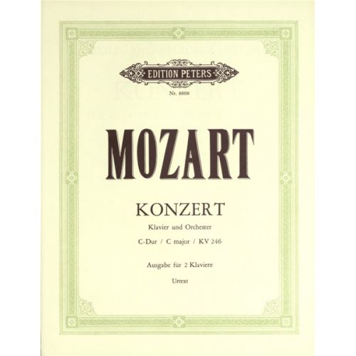 MOZART WOLFGANG AMADEUS - CONCERTO NO.8 IN C K246 - PIANO 4 HANDS