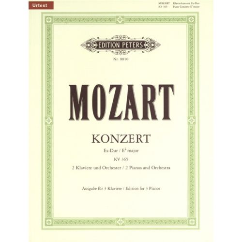 MOZART WOLFGANG AMADEUS - CONCERTO NO.10 IN E FLAT FOR 2 PIANOS K365 - PIANO (MULTIPLE)