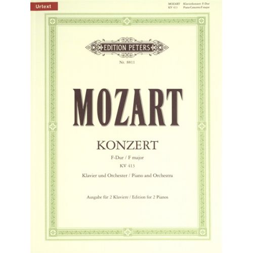 MOZART WOLFGANG AMADEUS - CONCERTO NO.11 IN F K413 - PIANO 4 HANDS