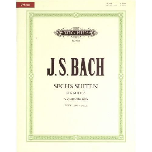 EDITION PETERS Bach Johann Sebastian - 6 Solo Suites BWV 1007-1012 - Cello