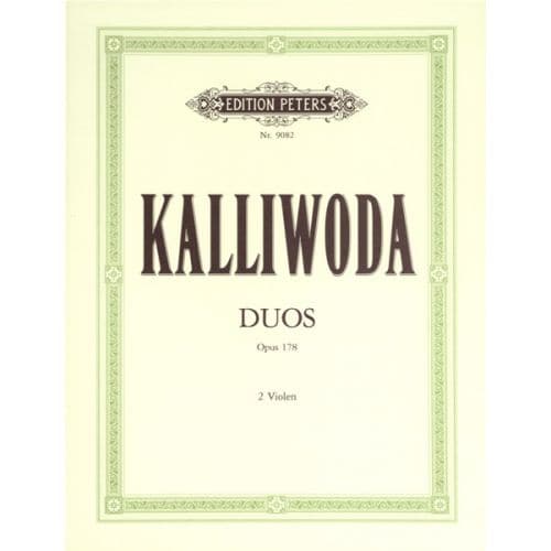 KALLIWODA JOHANN WENZEL - 3 EASY VIOLIN DUETS, OP.178 - VIOLIN DUETS