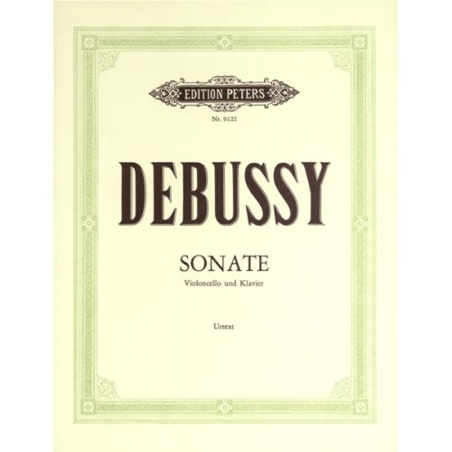 DEBUSSY CLAUDE - SONATA - CELLO AND PIANO