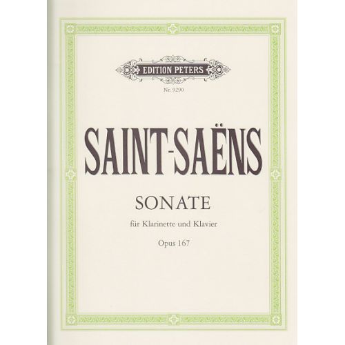 SAINT-SAENS - CLARINET SONATA OP. 167 - CLARINETTE ET PIANO