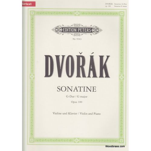 ANTONIN DVORAK SONATINA IN G OP. 100