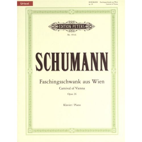 SCHUMANN ROBERT - CARNIVAL OF VIENNA OP.26 - PIANO