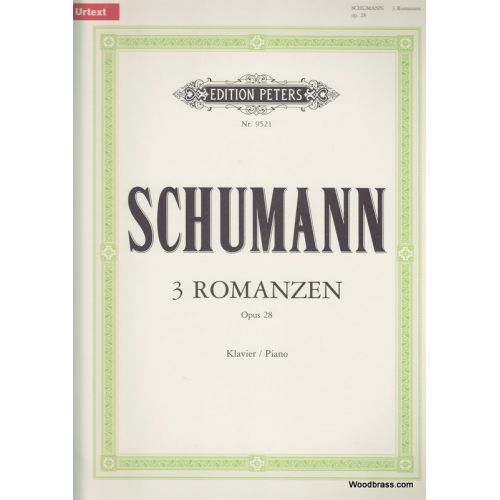 SCHUMANN ROBERT - 3 ROMANCES OP.28 - PIANO