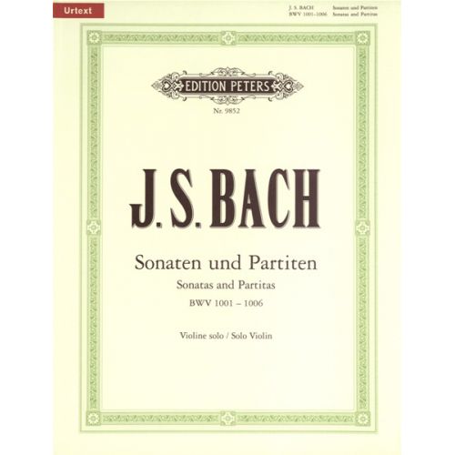 BACH JOHANN SEBASTIAN - THE 6 SOLO SONATAS AND PARTITAS BWV 1001-1006 - VIOLIN