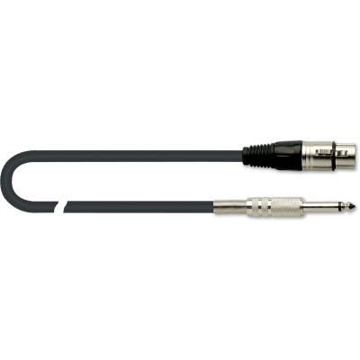 MX777-9 Cable XLR Femelle - Jack Mono 9 M