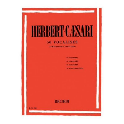 HERBERT-CAESARI E. - 50 VOCALISES - CHANT