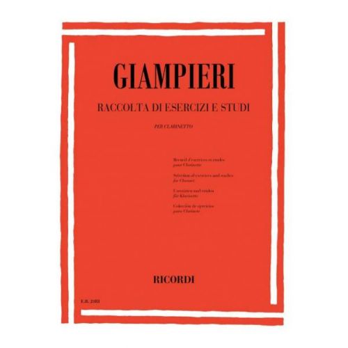 GIAMPIERI A. - RACCOLTA DI ESERCIZI E STUDI - CLARINETTE
