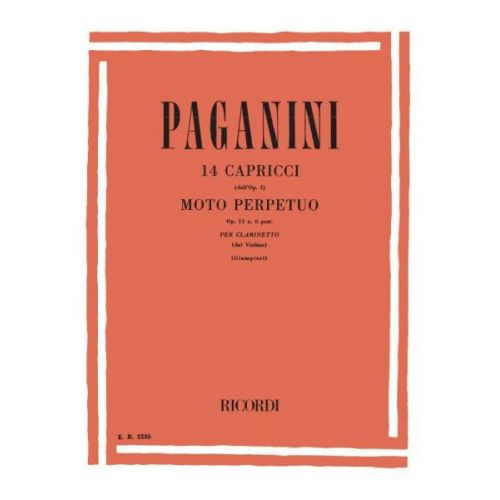 RICORDI Paganini N. - 14 Capricci (dall