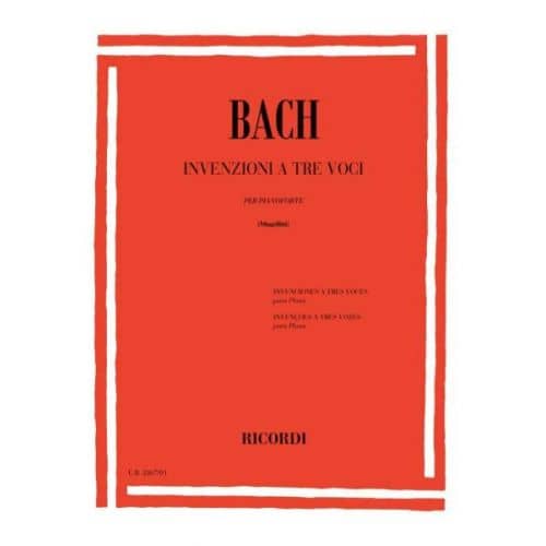 BACH J.S. - INVENZIONI A 3 VOCI ANNOTATA - PIANO