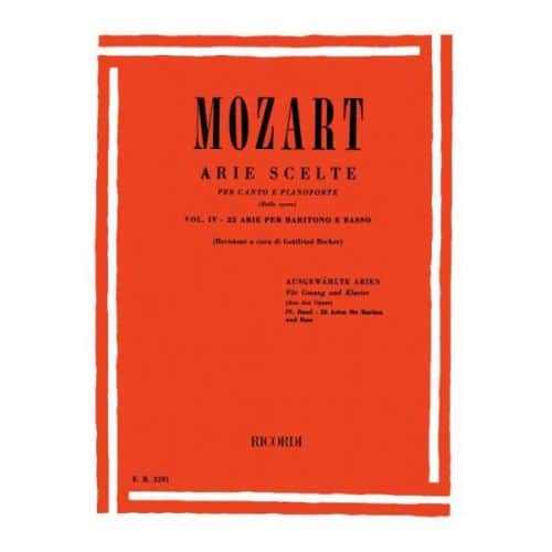 MOZART W.A. - ARIE SCELTE VOL.4 22 ARIE - BARITONO E BASSO