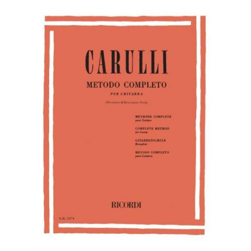 RICORDI Carulli F. - Metodo Completo Per Chitarra - Guitare