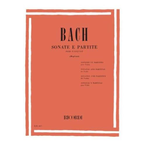 RICORDI BACH J.S. - 6 SONATA E PARTITE BWV 1001-1006 - VIOLON