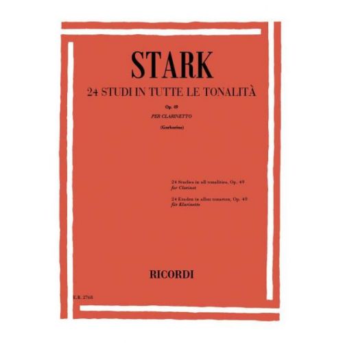 STARK ROBERT - 24 STUDI IN TUTTE LE TONALITA' OP.49 - CLARINETTE