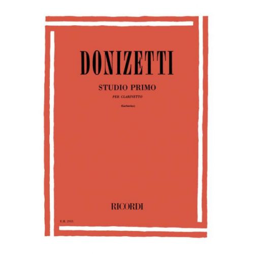 DONIZETTI G. - STUDIO PRIMO - CLARINETTE