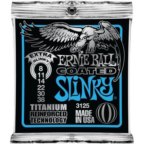 ERNIE BALL GITARRENSAITEN ELEKTRISCH COATED SLINKY 8-38 3125