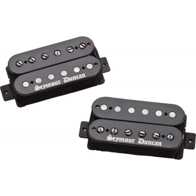 SEYMOUR DUNCAN HUMBUCKER 7 CORDES BLACK WINTER KIT, NOIR