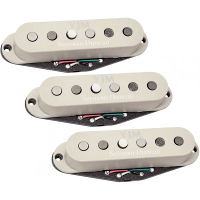 HUMBUCKER FORMAT SIMPLE YJM FURY STACK KIT, BLANC,