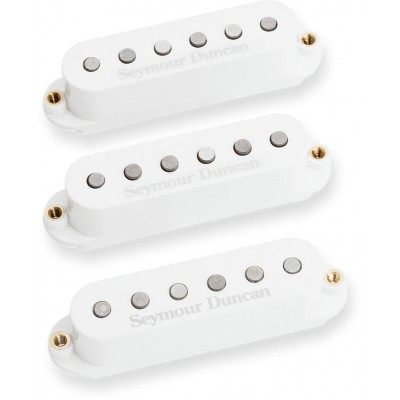 SEYMOUR DUNCAN HUMBUCKER FORMAT SIMPLE FORMAT STACK PLUS KIT STRAT KIT, WHITE