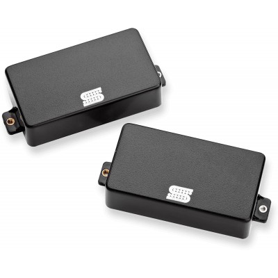 SET HUMBUCKER ALT.METAL BLACKOUTS NOIR