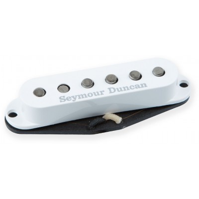 Stag Strat, left-handed, bridge/neck, white cover